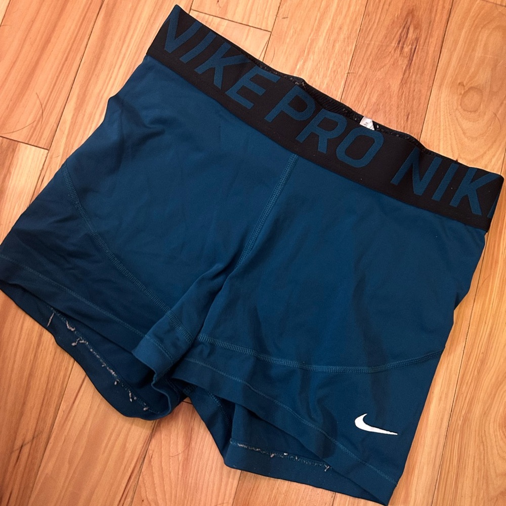 Nike Pro Blue Athletic Shorts